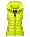 Marikoo Hasenpfote Damen Weste B915 Neon Gruen...