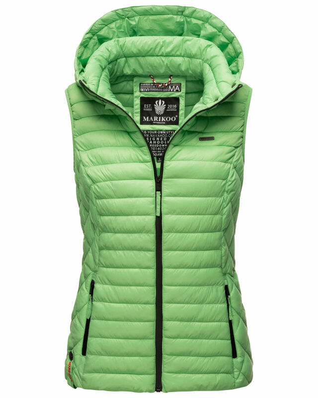 Marikoo Hasenpfote Damen Weste B915 Jade Green Größe M - Gr. 38