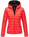 Marikoo Lucy Damen Steppjacke B651 Neon Coral...