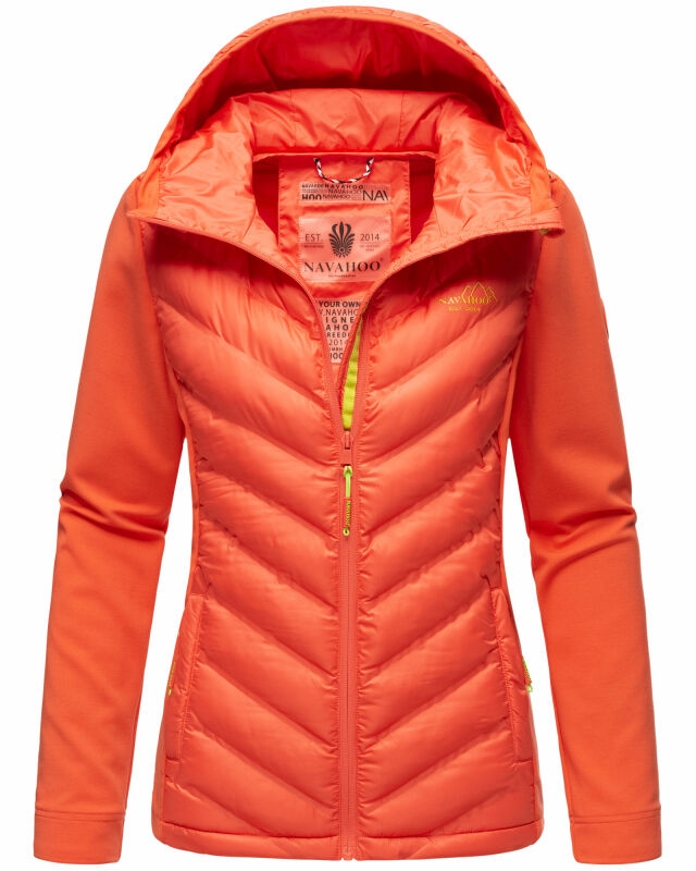 Navahoo Nimm mich mit Damen Wanderjacke B852 Peach Coral Größe XL - Gr. 42