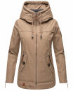 Navahoo Wekoo Damen Übergangsjacke B692 Taupe Größe S - Gr. 36