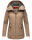 Navahoo Wekoo Damen Übergangsjacke B692 Taupe Größe S - Gr. 36