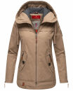 Navahoo Wekoo Damen Übergangsjacke B692 Taupe Größe M - Gr. 38