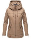 Navahoo Wekoo Damen Übergangsjacke B692 Taupe Größe L - Gr. 40