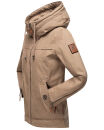 Navahoo Wekoo Damen Übergangsjacke B692 Taupe Größe L - Gr. 40