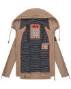 Navahoo Wekoo Damen Übergangsjacke B692 Taupe Größe L - Gr. 40