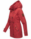 Marikoo Nyokoo Damen Herbst Frühling Jacke B690 Rot Muster Größe L - Gr. 40
