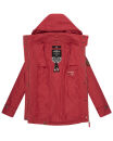 Marikoo Nyokoo Damen Herbst Frühling Jacke B690 Rot Muster Größe L - Gr. 40