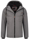 A. Salvarini Herren Winterjacke AS331 Dunkelgrau...