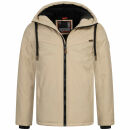 A. Salvarini Herren Winterjacke AS331 Beige Größe S - Gr. S