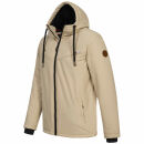 A. Salvarini Herren Winterjacke AS331 Beige Größe S - Gr. S
