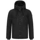 A. Salvarini Herren Winterjacke AS332 Schwarz Größe M - Gr. M