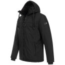 A. Salvarini Herren Winterjacke AS332 Schwarz Größe M - Gr. M