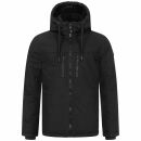 A. Salvarini Herren Winterjacke AS332 Schwarz Größe L - Gr. L