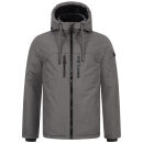 A. Salvarini Herren Winterjacke AS332 Dunkelgrau Größe M - Gr. M