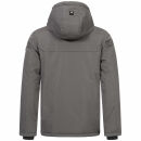 A. Salvarini Herren Winterjacke AS332 Dunkelgrau Größe L - Gr. L