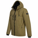A. Salvarini Herren Winterjacke AS332 Olive Größe S - Gr. S