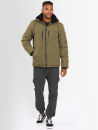 A. Salvarini Herren Winterjacke AS332 Olive Größe L - Gr. L
