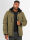 A. Salvarini Herren Winterjacke AS332 Olive Größe L - Gr. L