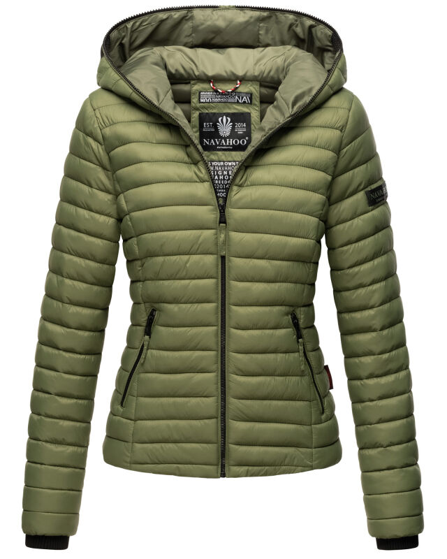 Navahoo Kimuk Damen Steppjacke B348 Dusty Olive Größe L - Gr. 40
