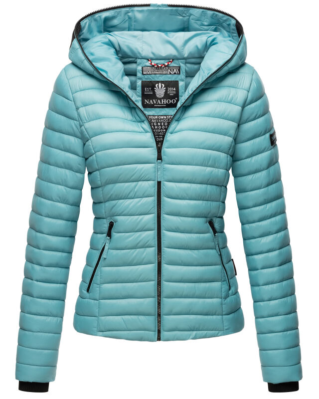 Navahoo Kimuk Damen Steppjacke B348 Misty Blue Größe XL - Gr. 42