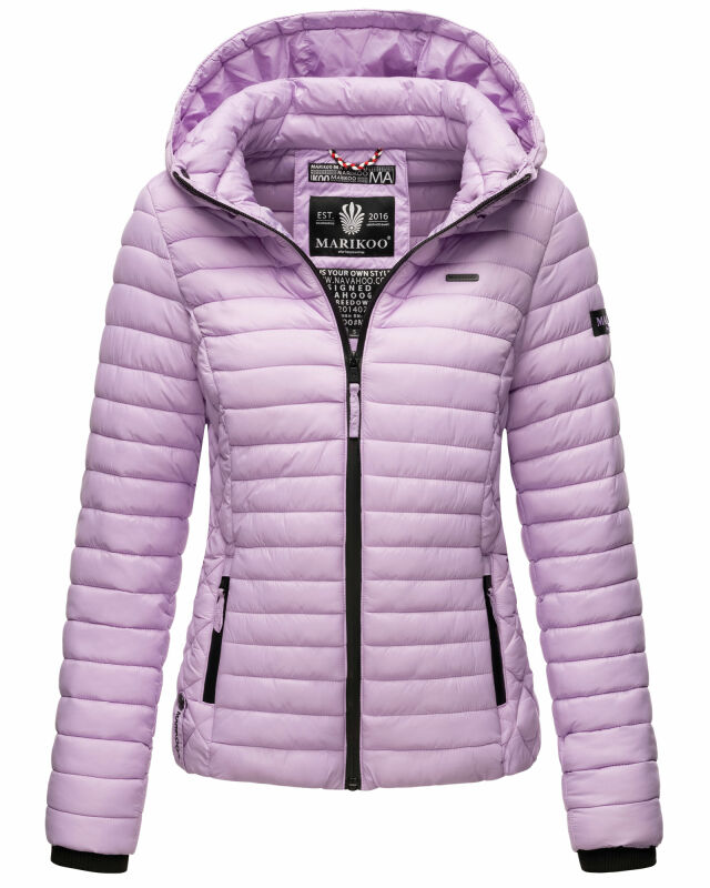 Marikoo Damen Steppjacke Samtpfote B600 Light Lilac Größe M - Gr. 38