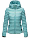 Marikoo Damen Steppjacke Samtpfote B600 Misty Blue Größe S - Gr. 36