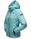 Marikoo Damen Steppjacke Samtpfote B600 Misty Blue Größe S - Gr. 36