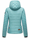 Marikoo Damen Steppjacke Samtpfote B600 Misty Blue Größe S - Gr. 36