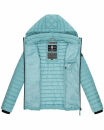 Marikoo Damen Steppjacke Samtpfote B600 Misty Blue Größe S - Gr. 36