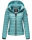 Marikoo Damen Steppjacke Samtpfote B600 Misty Blue Größe S - Gr. 36
