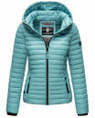Marikoo Damen Steppjacke Samtpfote B600 Misty Blue...