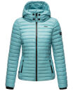 Marikoo Damen Steppjacke Samtpfote B600 Misty Blue Größe XL - Gr. 42