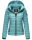 Marikoo Damen Steppjacke Samtpfote B600 Misty Blue Größe XL - Gr. 42