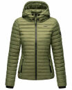 Marikoo Damen Steppjacke Samtpfote B600 Dusty Olive Größe L - Gr. 40