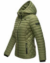 Marikoo Damen Steppjacke Samtpfote B600 Dusty Olive Größe L - Gr. 40