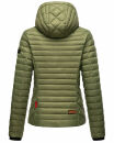Marikoo Damen Steppjacke Samtpfote B600 Dusty Olive Größe L - Gr. 40