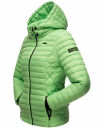 Marikoo Damen Steppjacke Samtpfote B600 Jade Green Größe M - Gr. 38