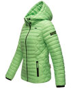 Marikoo Damen Steppjacke Samtpfote B600 Jade Green Größe XXL - Gr. 44