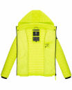 Marikoo Damen Steppjacke Samtpfote B600 Neon Green Größe M - Gr. 38