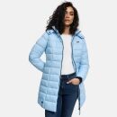 Marikoo Abendsternchen Damen Winter Jacke gesteppt B603 Baby Blau-Größe M - Gr. 38