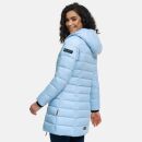 Marikoo Abendsternchen Damen Winter Jacke gesteppt B603 Baby Blau-Größe M - Gr. 38