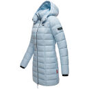 Marikoo Abendsternchen Damen Winter Jacke gesteppt B603 Baby Blau-Größe M - Gr. 38