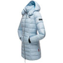 Marikoo Abendsternchen Damen Winter Jacke gesteppt B603 Baby Blau-Größe M - Gr. 38