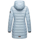 Marikoo Abendsternchen Damen Winter Jacke gesteppt B603 Baby Blau-Größe M - Gr. 38