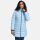 Marikoo Abendsternchen Damen Winter Jacke gesteppt B603 Baby Blau-Größe M - Gr. 38