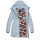 Marikoo Abendsternchen Damen Winter Jacke gesteppt B603 Baby Blau-Größe M - Gr. 38