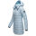 Marikoo Abendsternchen Damen Winter Jacke gesteppt B603 Baby Blau-Größe M - Gr. 38
