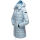 Marikoo Abendsternchen Damen Winter Jacke gesteppt B603 Baby Blau-Größe M - Gr. 38