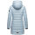 Marikoo Abendsternchen Damen Winter Jacke gesteppt B603 Baby Blau-Größe M - Gr. 38